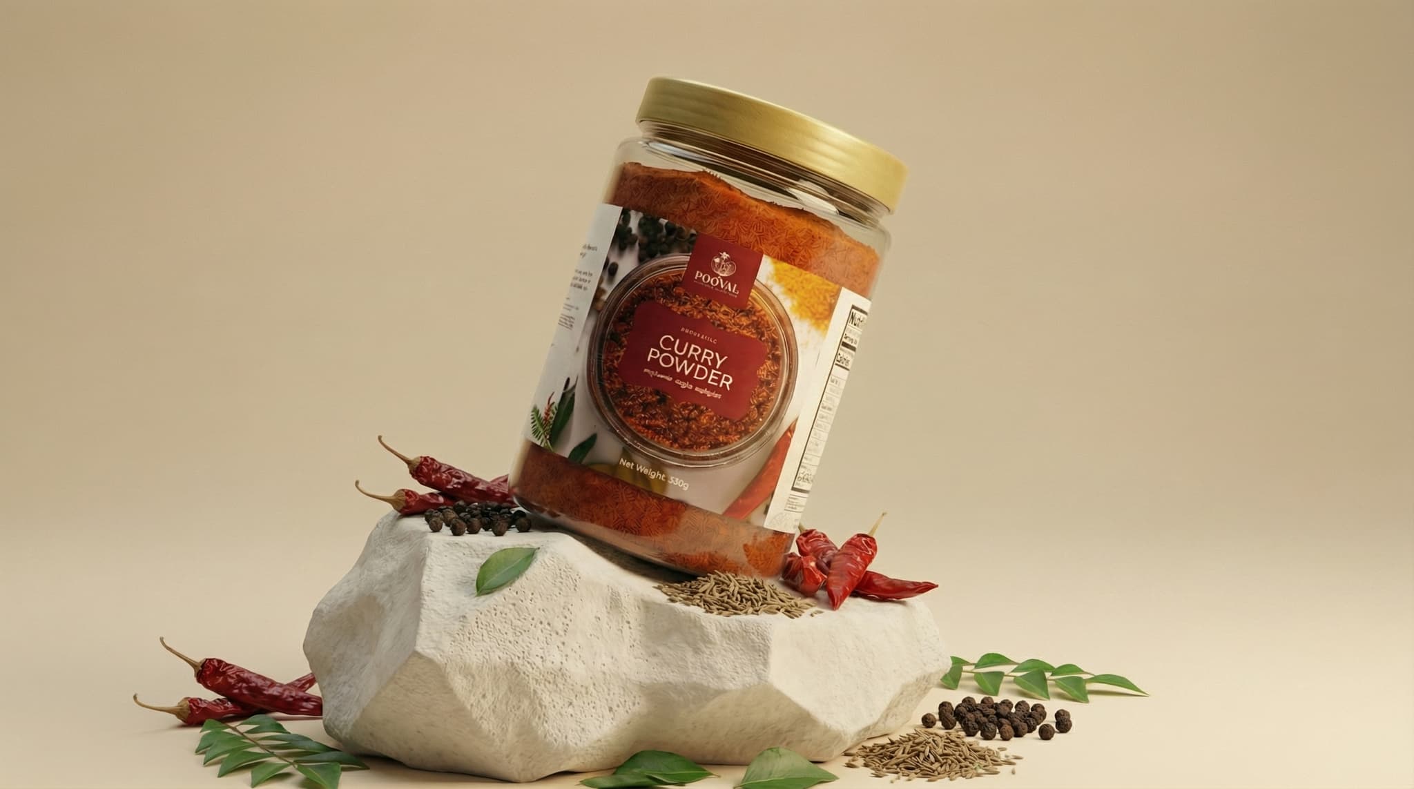 Pooval Jaffna Curry Powder